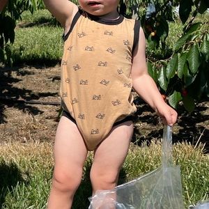 Kate Quinn Little Liam Organic Cotton Bubble Drum Set size 18-24 Months GUC